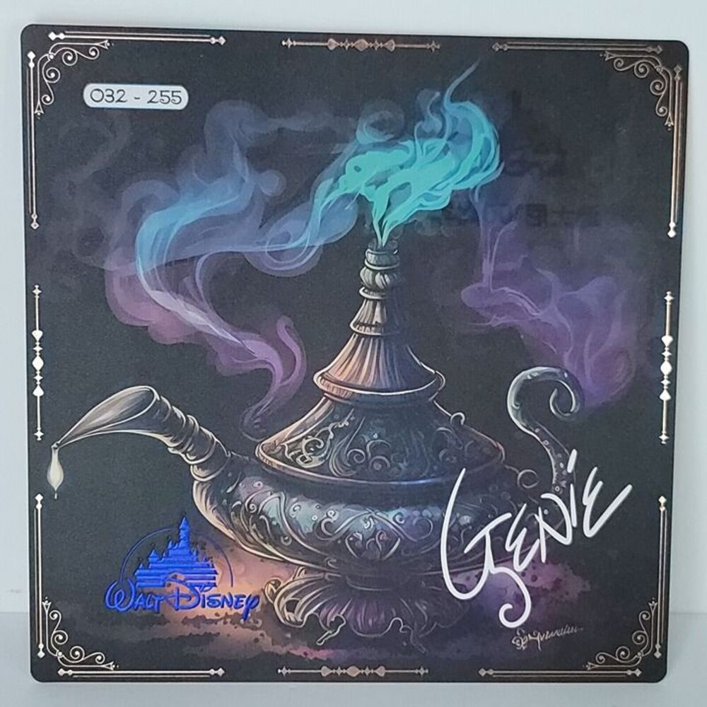 Aladdin Genie Disney 100th Anniversary Limited Art Card Print Big One 032/255
